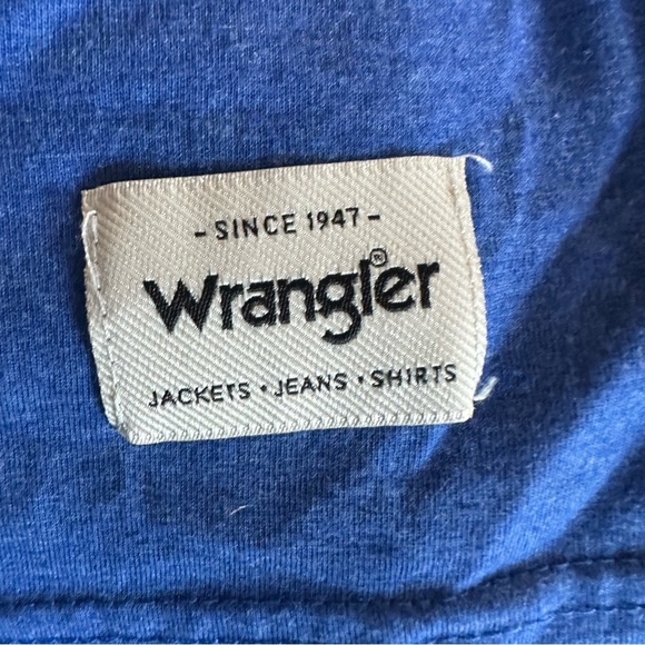 Wrangler Kids Blue and Orange Graphic Tee - Picture 3 of 5